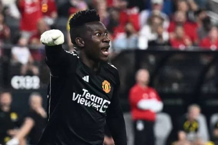 AndrÃ© Onana, portier de Manchester United