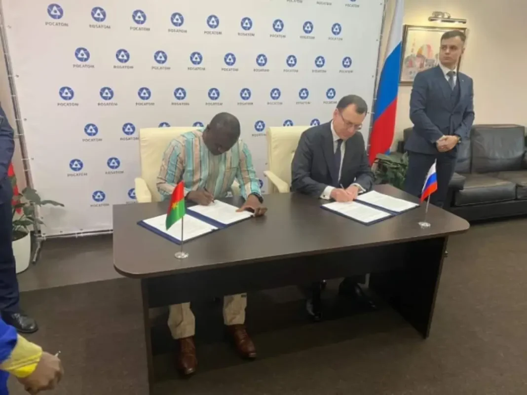 Le Burkina et la Russie ont signÃ©, ce vendredi, Ã  Moscou, un mÃ©morandum dâ€™entente pour la construction dâ€™une centrale nuclÃ©aire.