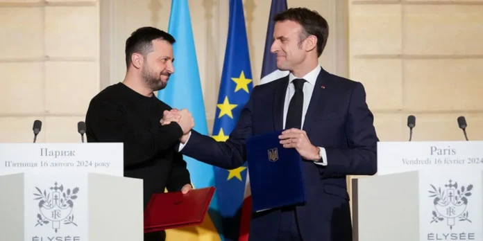 Macron et Zelensky