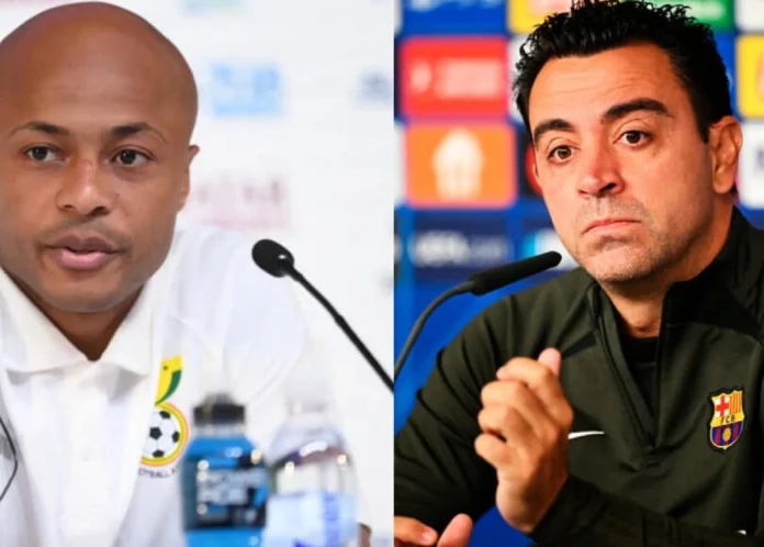 AndrÃ© Ayew et Xavi